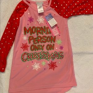 Komar Kids Girl Christmas Holiday Nightgown 4/5 XS
